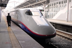 Early morning Shinkansen ride