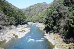River view from the Romance Train