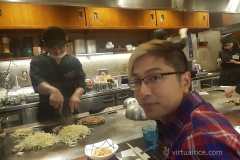 Okonomiyaki for dinner